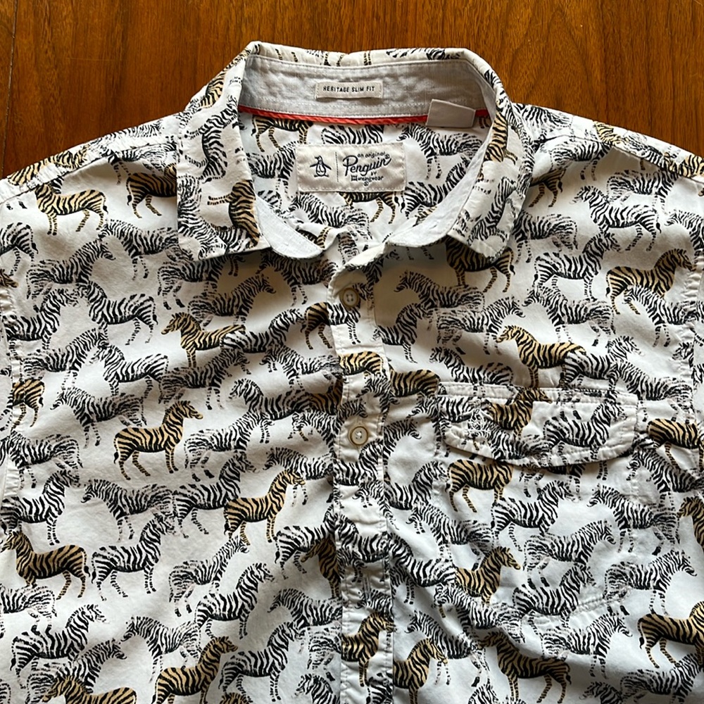 Penguin “heritage slim fit” button down - Size Small